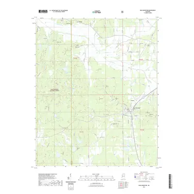 2021 Map of Blue Mountain, 2021 Print