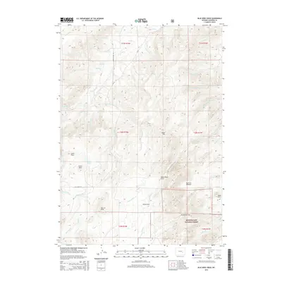 2015 Map of Blue Nose Creek, 2015 Print