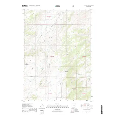 2017 Map of Blue Nose Creek, 2017 Print