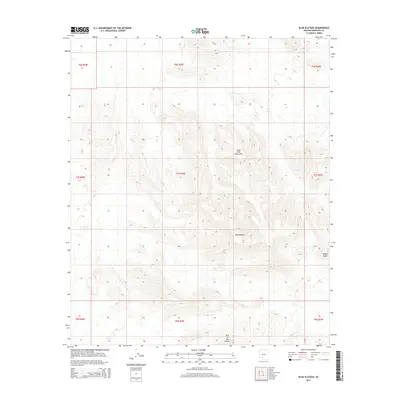 2014 Map of Blue Plateau, 2014 Print