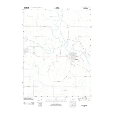 2009 Map of Blue Rapids, 2009 Print