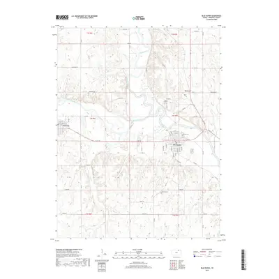 2018 Map of Blue Rapids, 2018 Print