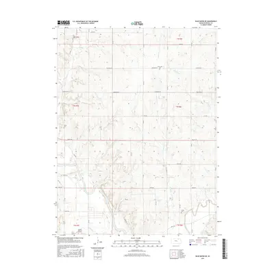 2015 Map of Blue Rapids NE, 2015 Print