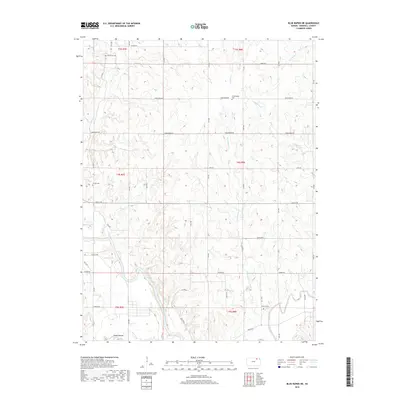 2018 Map of Blue Rapids NE, 2018 Print