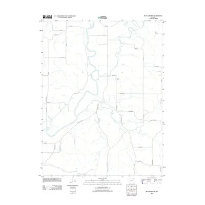 2012 Map of Blue Rapids SE, 2012 Print