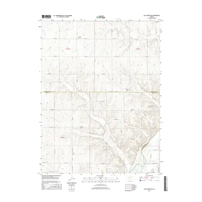 2015 Map of Blue Rapids SW, 2015 Print