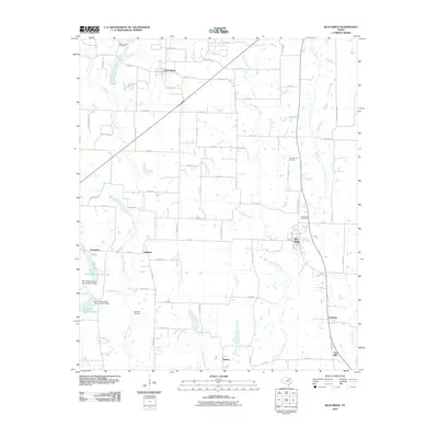 2010 Map of Blue Ridge, 2010 Print