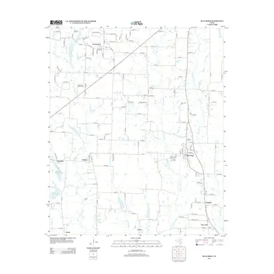 2013 Map of Blue Ridge, 2013 Print