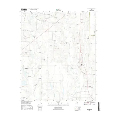 2016 Map of Blue Ridge, 2016 Print