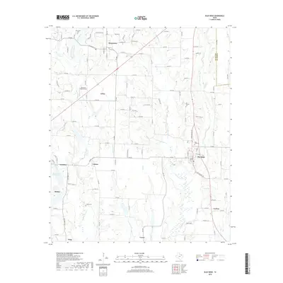 2019 Map of Blue Ridge, 2019 Print