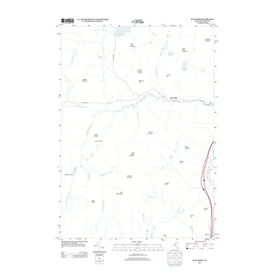 2013 Map of Blue Ridge, 2013 Print