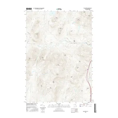 2016 Map of Blue Ridge, 2016 Print