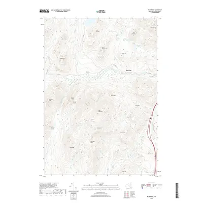 2019 Map of Blue Ridge, 2019 Print