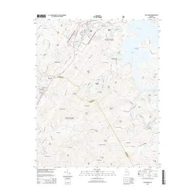 2014 Map of Blue Ridge, 2014 Print