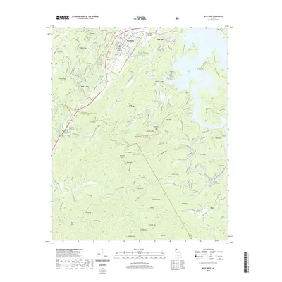 2020 Map of Blue Ridge, 2020 Print