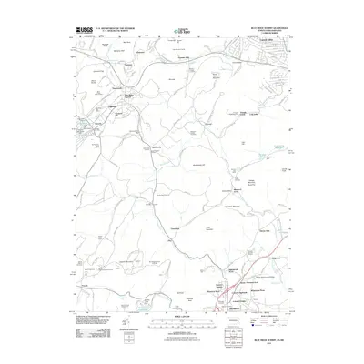 2011 Map of Blue Ridge Summit, 2011 Print