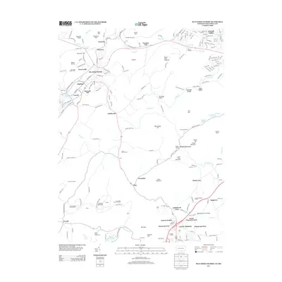 2013 Map of Blue Ridge Summit, 2013 Print