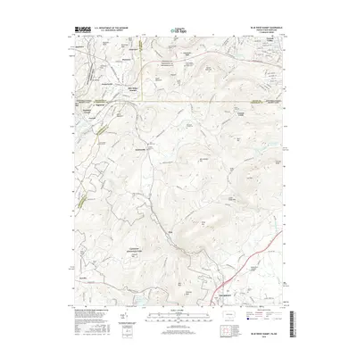 2016 Map of Blue Ridge Summit, 2016 Print