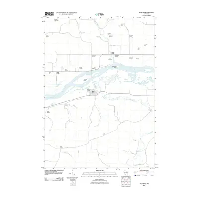 2010 Map of Blue River, 2010 Print
