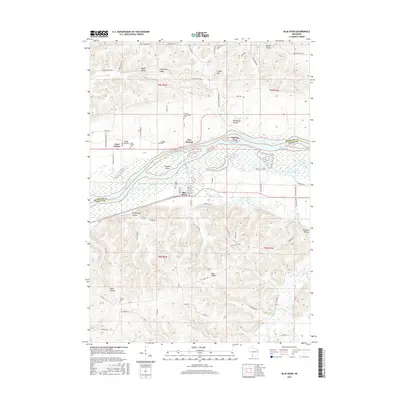 2016 Map of Blue River, 2016 Print