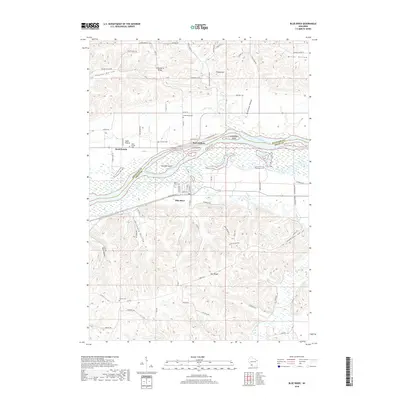 2018 Map of Blue River, 2018 Print