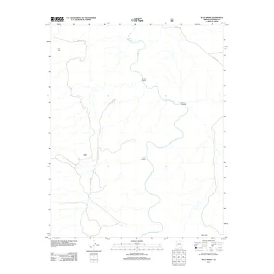 2012 Map of Blue Spring, 2012 Print