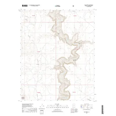 2018 Map of Blue Spring, 2018 Print