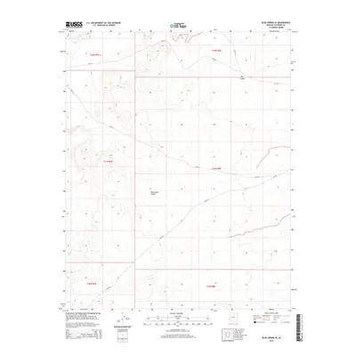 2014 Map of Blue Spring SE, 2014 Print