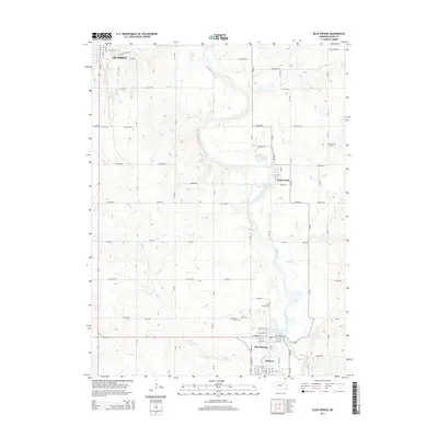 2014 Map of Blue Springs, 2014 Print