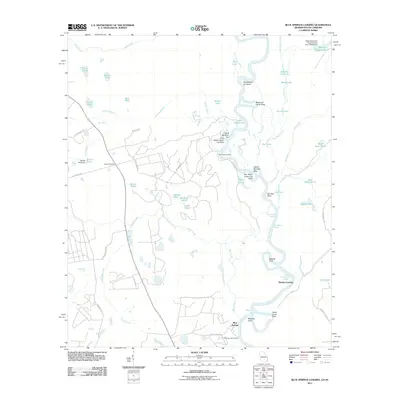 2011 Map of Blue Springs Landing, 2011 Print