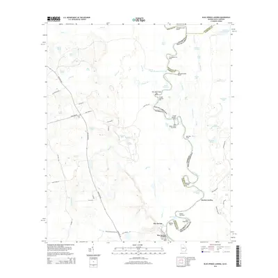 2014 Map of Blue Springs Landing, 2014 Print