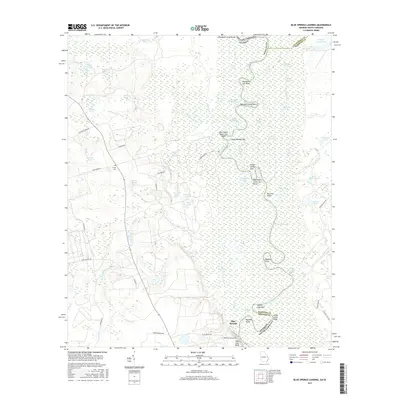 2017 Map of Blue Springs Landing, 2017 Print