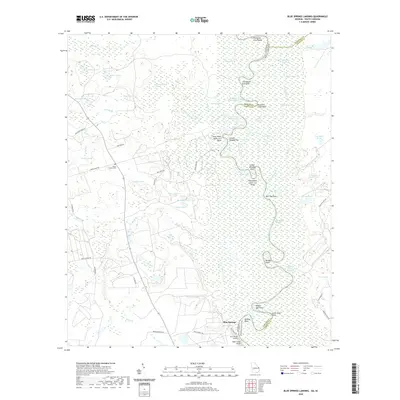 2020 Map of Blue Springs Landing, 2020 Print
