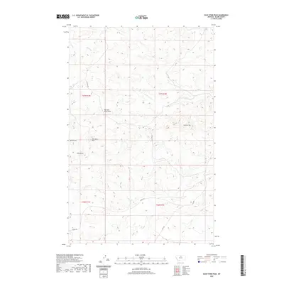 2020 Map of Blue Stone Peak, 2020 Print