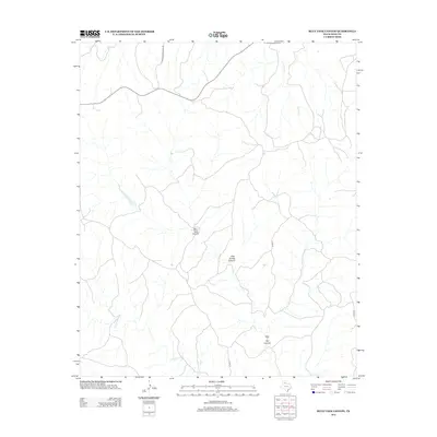 2012 Map of Blue Tank Canyon, 2012 Print