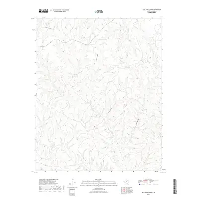 2019 Map of Blue Tank Canyon, 2019 Print