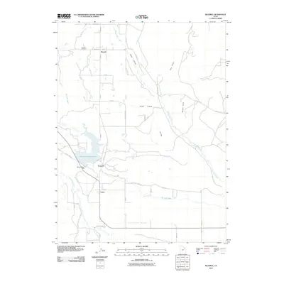 2010 Map of Bluebell, 2010 Print