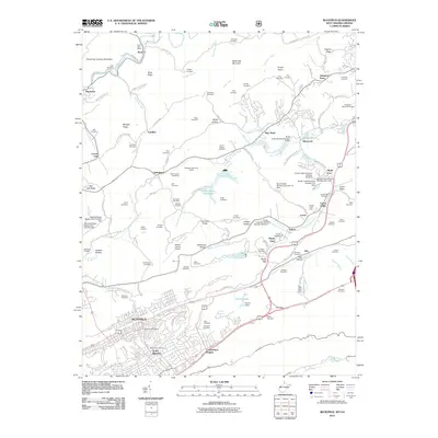 2011 Map of Bluefield, 2011 Print
