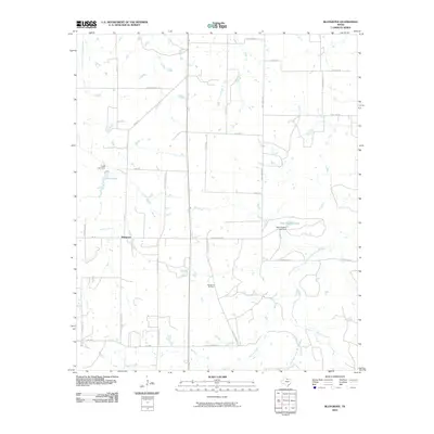 2010 Map of Bluegrove, 2010 Print