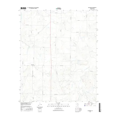 2016 Map of Bluegrove, 2016 Print