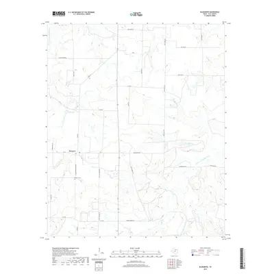 2019 Map of Bluegrove, 2019 Print