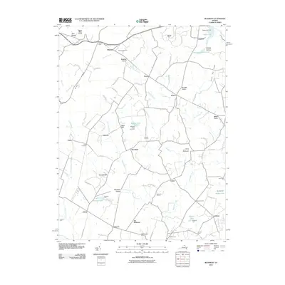 2010 Map of Bluemont, 2010 Print