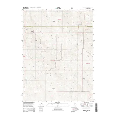 2015 Map of Bluenose Ridge, 2015 Print