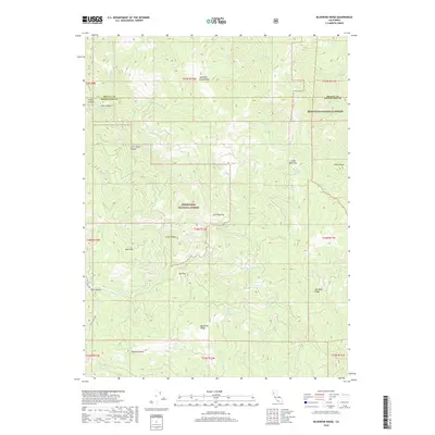 2018 Map of Bluenose Ridge, 2018 Print