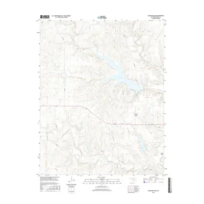 2016 Map of Bluestem Lake, 2016 Print