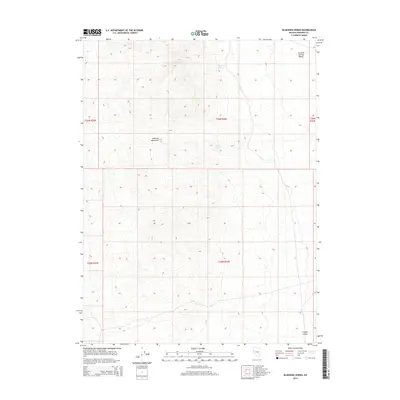 2014 Map of Bluewing Spring, 2014 Print