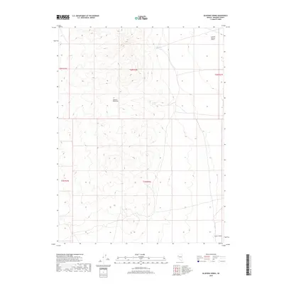 2018 Map of Bluewing Spring, 2018 Print