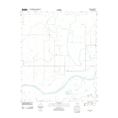 2012 Map of Bluff, 2012 Print