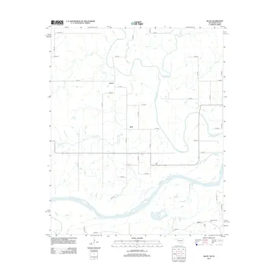 2012 Map of Bluff, 2012 Print