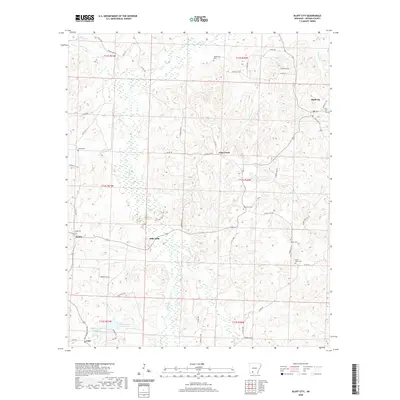 2020 Map of Bluff City, 2020 Print